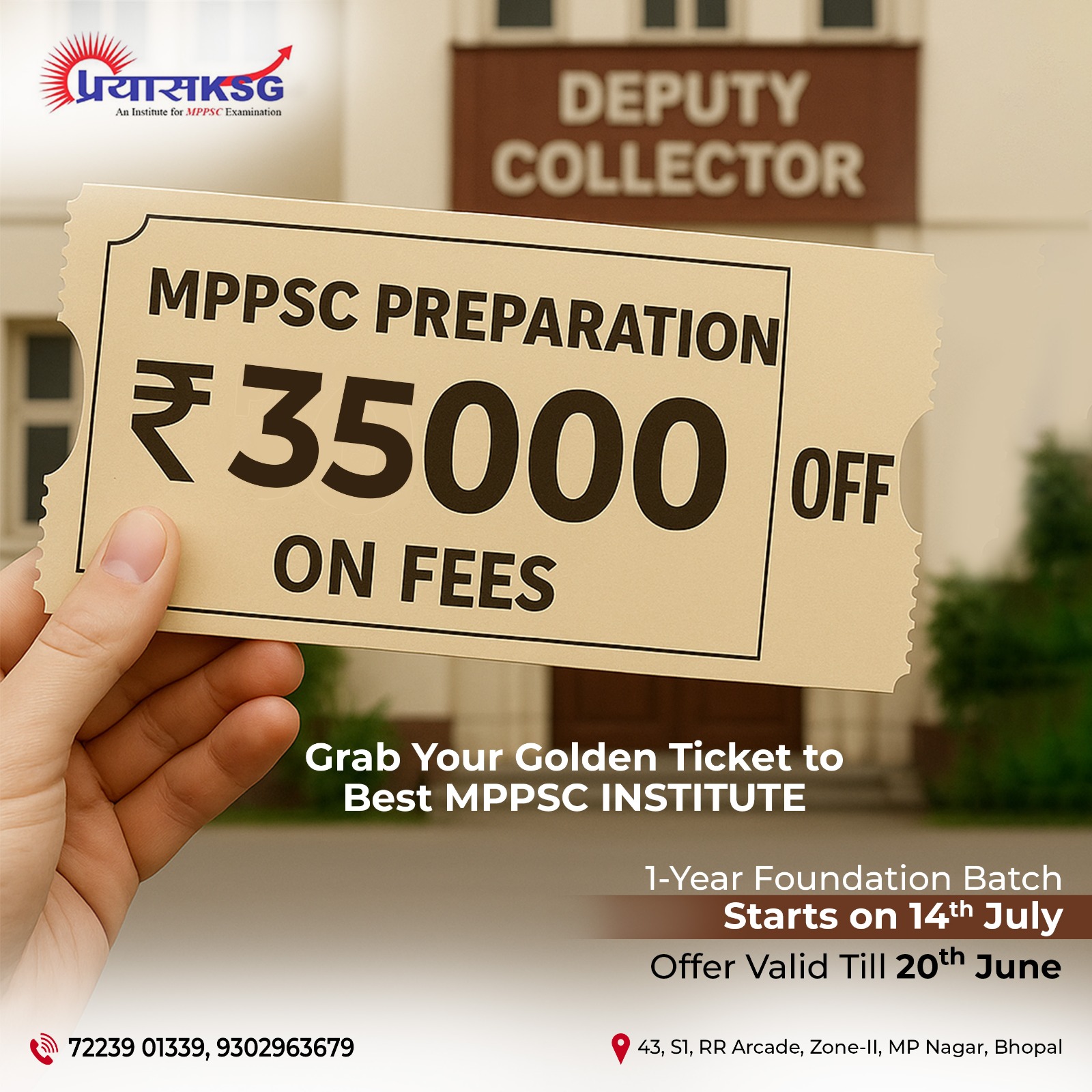 1 Year MPPSC Foundation Course